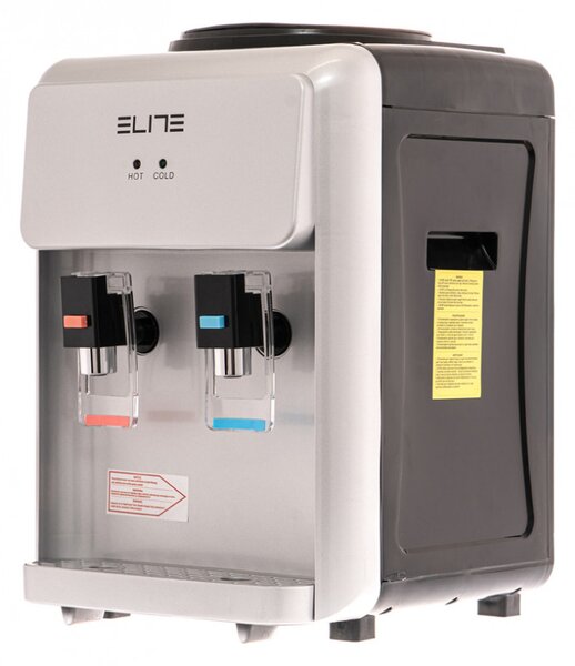 Диспенсър за вода ELITE WDE-2539GR, Затопляне 5 л/ч, Охлаждане 0.75 л/ч, Бял