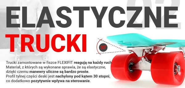 Скейтборд Fishboard F3 Flexifit