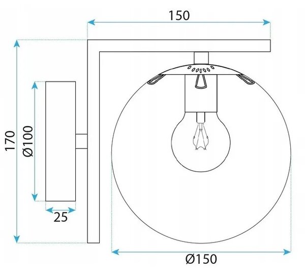 Аплик G101-1W Black White