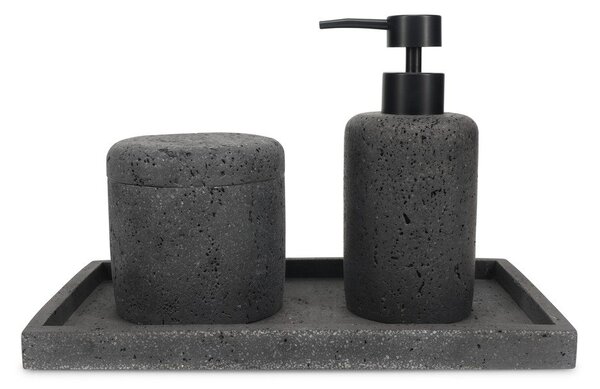 Тъмносив диспенсер за сапун от полиресин 250 ml Suds – S|P Collection