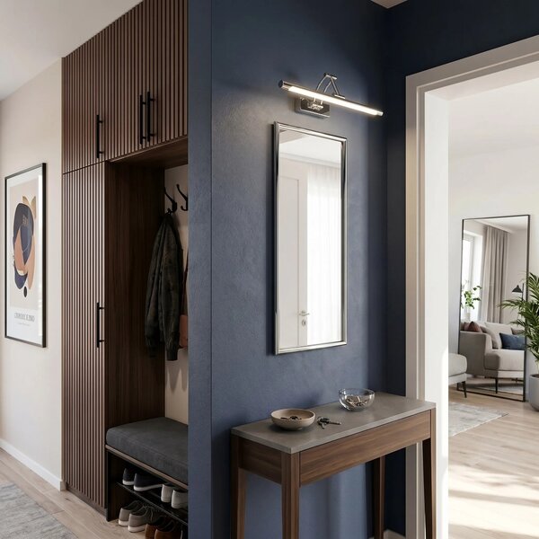 LED аплик за баня SWE016-1W 42cm Chrome
