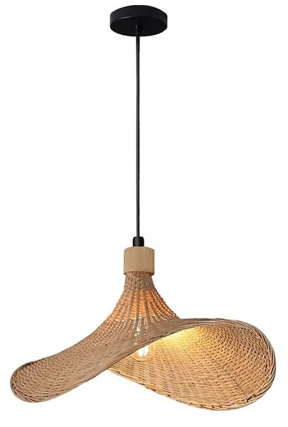 БАМБУКОВА ВИСЯЩА ЛАМПА APP1642-1CP 30cm