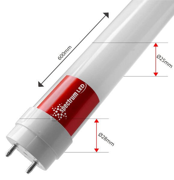 LED флуоресцентна тръба Warm White 60CM T8 230V 8,5W WOJ+22300