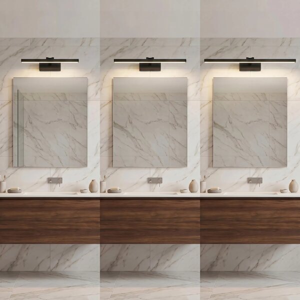 LED аплик за баня APP1867-1W 60 cm Black