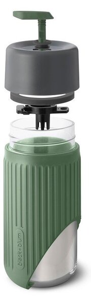 Зелена стъклена чаша за път 340 ml – Black + Blum