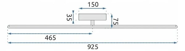 Аплик LED Neutral 12W 92CM APP583-1W