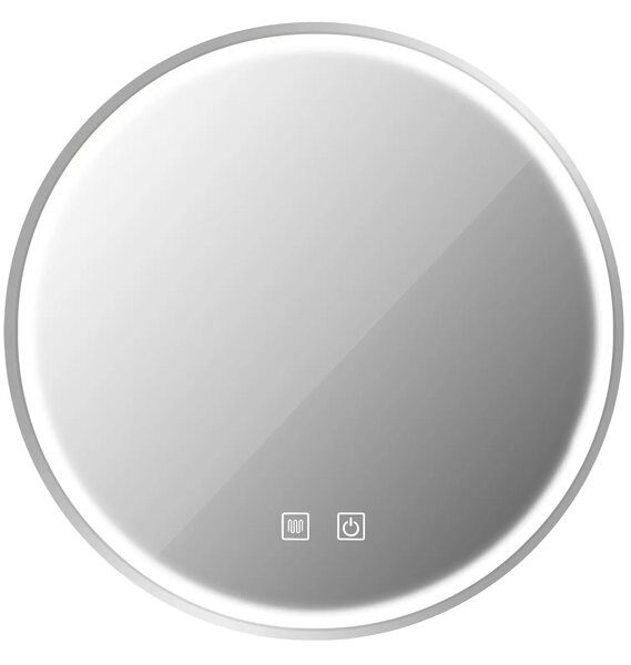 Огледало LED 60cm MMJ BRUSH SILVER
