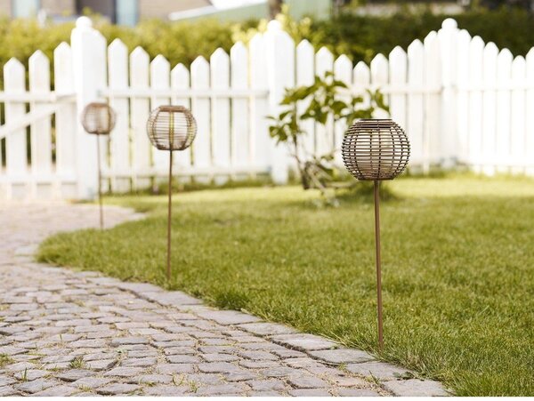 LED потапящо външно осветително тяло със соларен панел ø 17 cm Carlisle – House Nordic