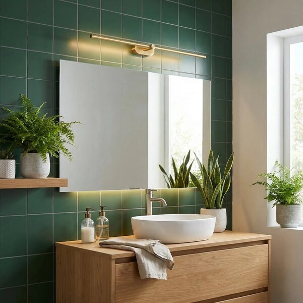 LED аплик за баня APP1894-1W 80 cm BRUSH GOLD