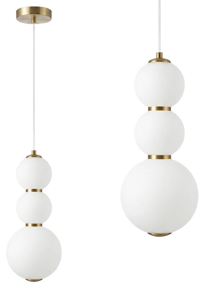 LED висящ полилей LHJ113-3CP четкано злато