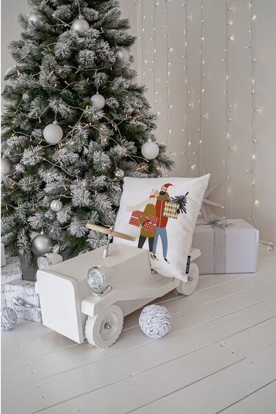 Калъфка за възглавница с коледен мотив 45x45 cm Christmas Couple – Butter Kings