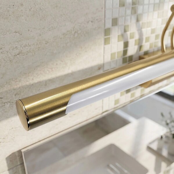 LED аплик за баня SWE022-1W 42cm Brush Gold