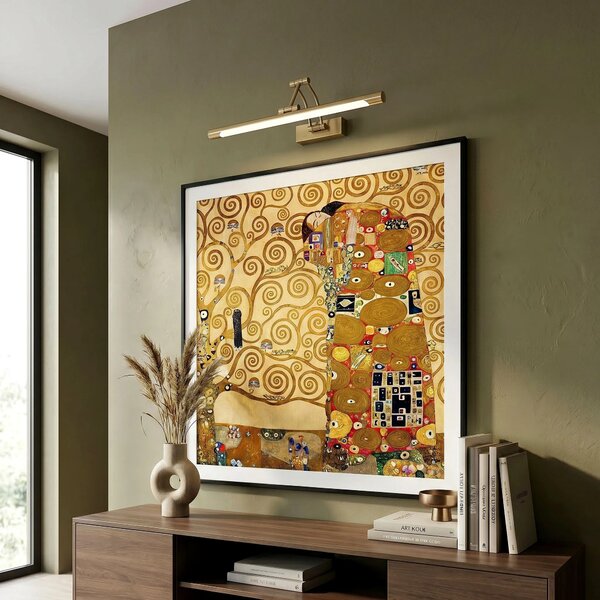 LED аплик за баня SWE022-1W 42cm Brush Gold