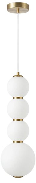 LED висящ полилей LHJ114-4CP четкано злато