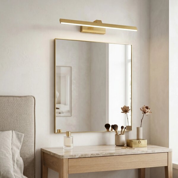 LED аплик за баня SWE008-1W 58cm BRUSH GOLD
