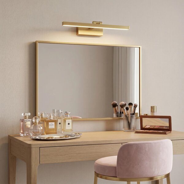 LED аплик за баня APP1864-1W 60 cm BRUSH GOLD