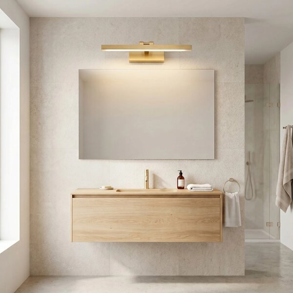 LED аплик за баня APP1864-1W 60 cm BRUSH GOLD