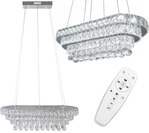 Кристален полилей LED 102W c дистанционно управление APP417-CP
