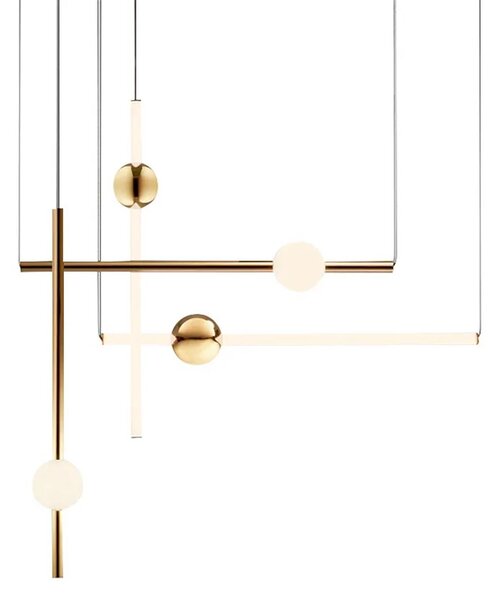 Пендел LED White Gold APP475-CP