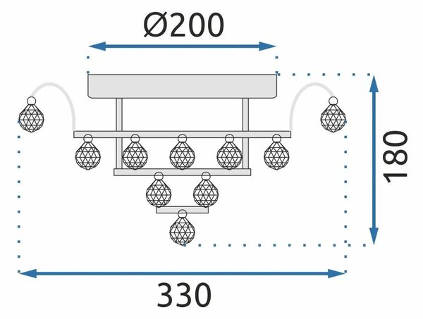 КРИСТАЛЕН ПОЛИЛЕЙ APP783-3C