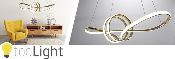 Лампа LED APP824-CP Gold