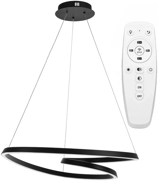 Пендел Ring LED +дистанционно управление APP796-cp Black