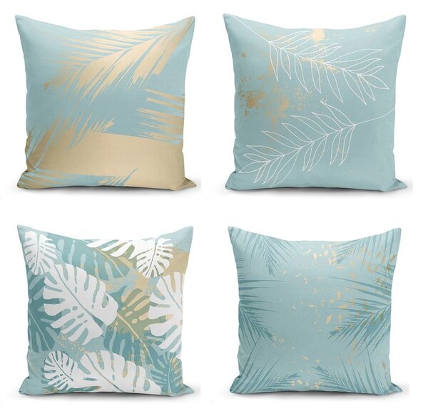 Комплект от 4 калъфки за възглавници Lagoon, 55 x 55 cm - Minimalist Cushion Covers