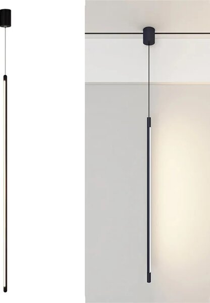 Плафон LED APP1413-C BLACK 100cm