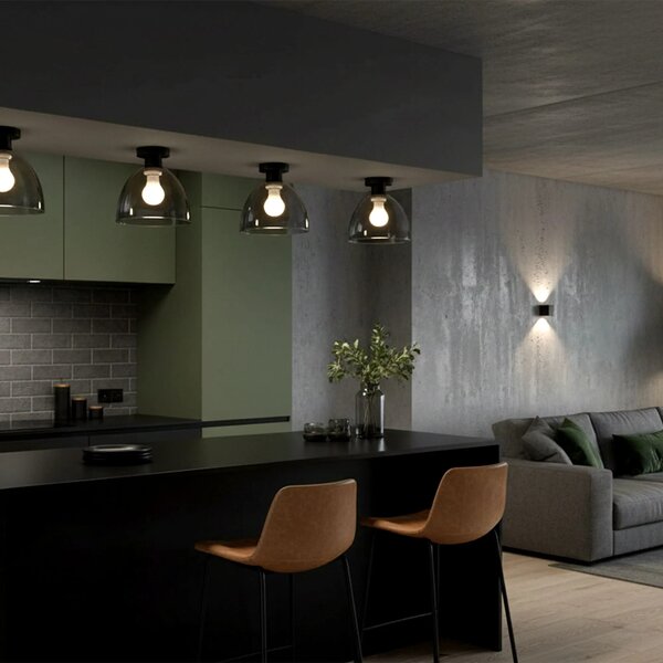 Плафон APP1303-1C Black