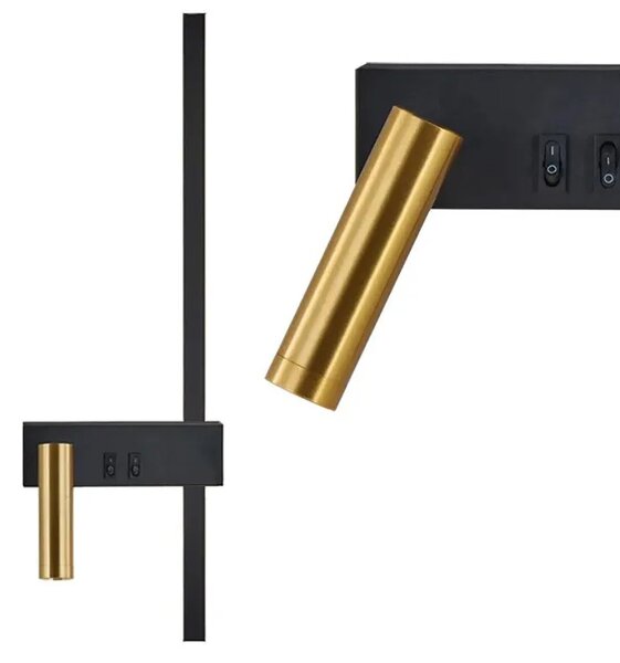Аплик APP1439-2-W LEFT BLACK GOLD