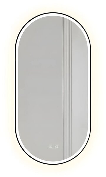 Огледало LED OVL 50x100cm Black
