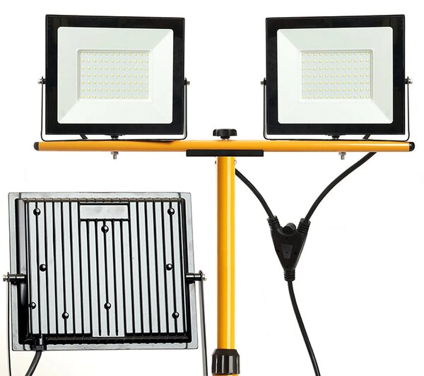 Halogen LED budowlany na statywie RSL005-2x50N