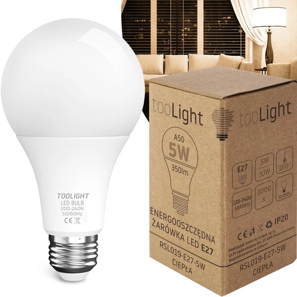 Крушка LED RSL019 E27 5W Warm