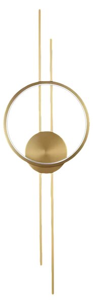 СТЕННА ЛАМПА LED APP1781-W BRUSH GOLD