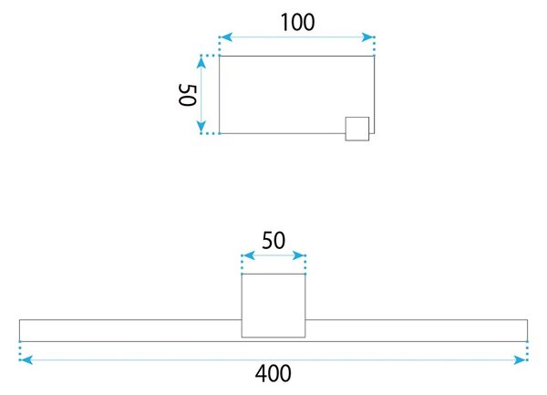 LED аплик за баня SWE043-1W 40cm GOLD