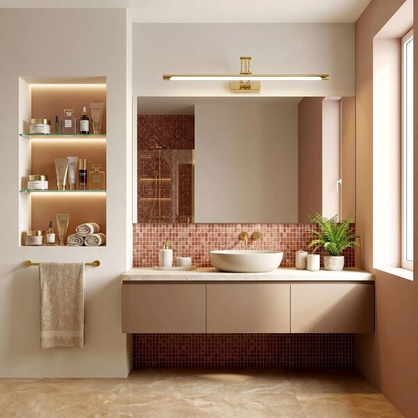 LED аплик за баня SWE021-1W 80cm Gold