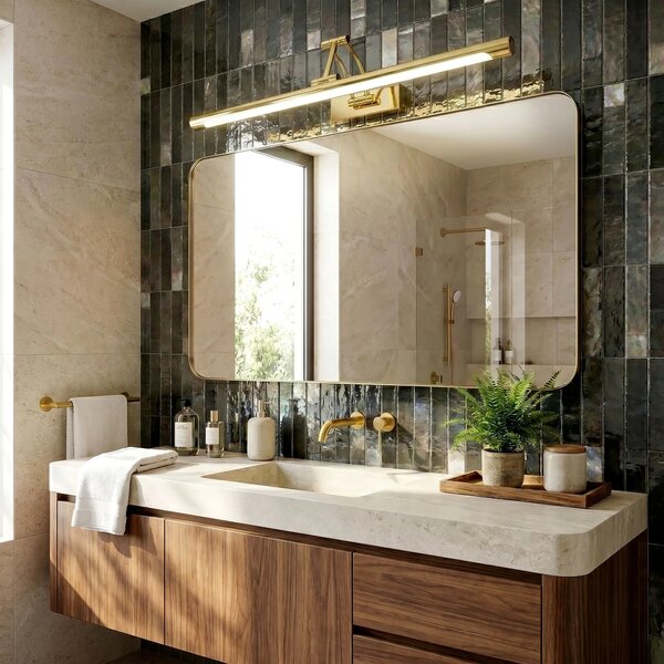 LED аплик за баня SWE021-1W 80cm Gold