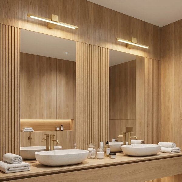 LED аплик за баня SWE046-1W 40cm GOLD BRUSH