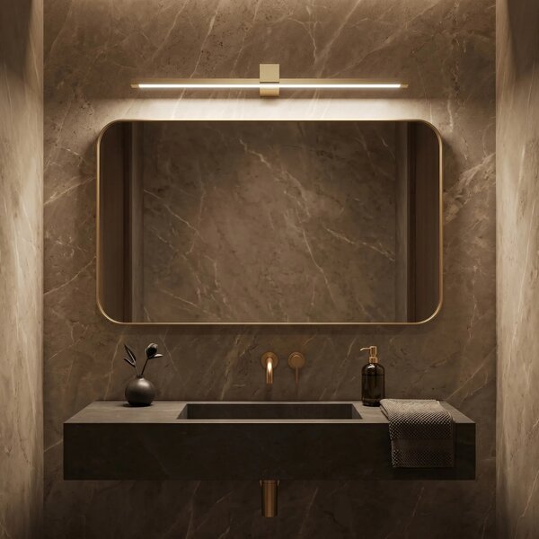 LED аплик за баня SWE048-1W 80cm GOLD BRUSH