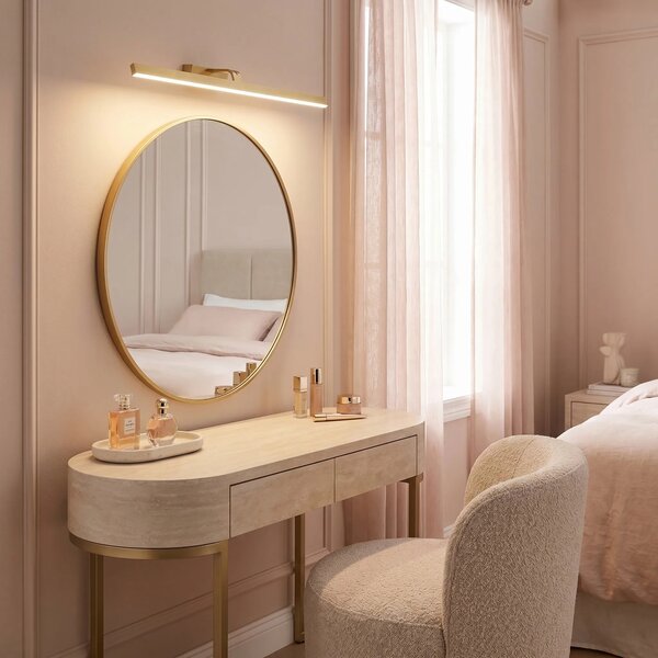 LED аплик за баня SWE009-1W 73cm BRUSH GOLD