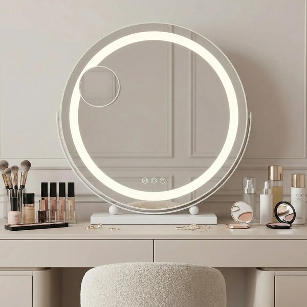 Огледало LED MAKE-UP White 40 cm
