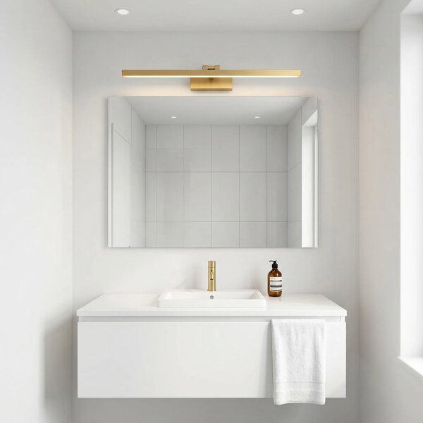 LED аплик за баня APP1865-1W 80 cm BRUSH GOLD