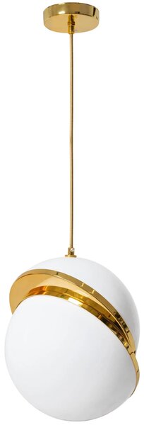 Пендел- стъклена сфера White/Gold APP481-1CP