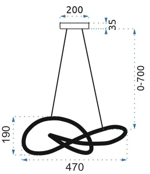 Лампа LED APP818-CP GOLD