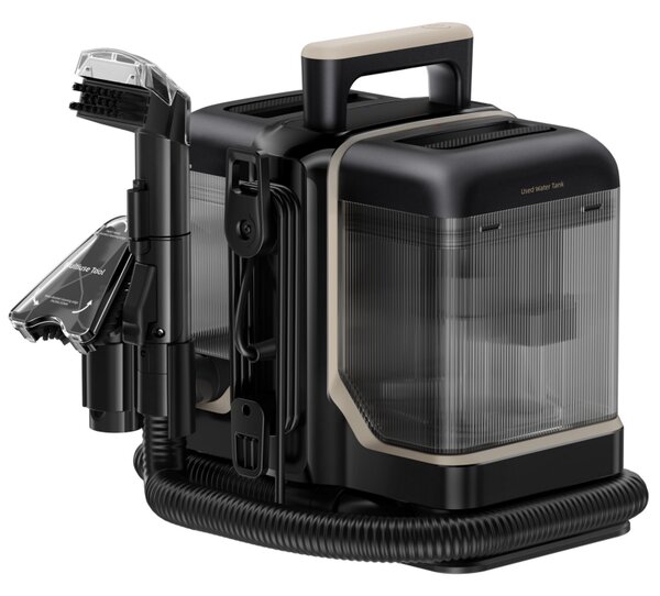 Прахосмукачка за пране на килими и тапицерия Dreame N10, 450W, 12000 Pa, 1.6/0.75 л, Почистване с гореща вода до 60°C, Самопочистване, Черен