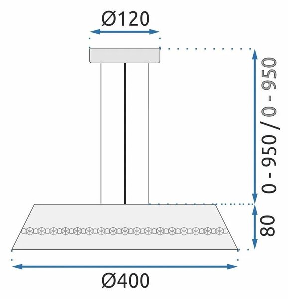 Пендел Cristal APP1028-CP