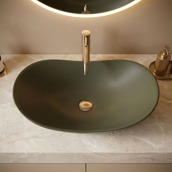 Умивалник за плот Rea Royal Olive Matt
