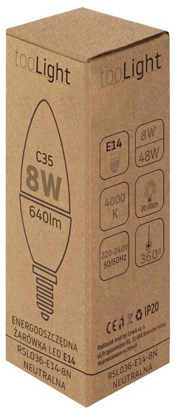 Крушка LED RSL036 E14 8W Neutral