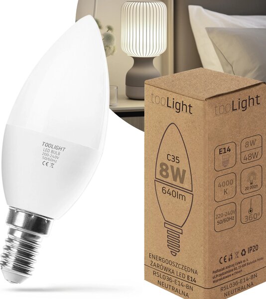 Крушка LED RSL036 E14 8W Neutral