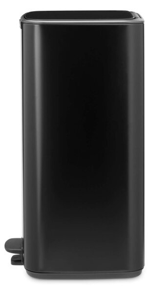 Кош за боклук Brabantia Bo Pedal 1010139, 30 л, Леко затваряне, Противоплъзгаща основа, Черен